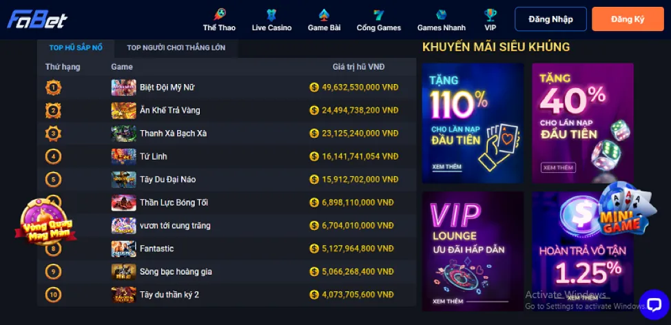 Biểu đồ cấp độ VIP 6686bet casino